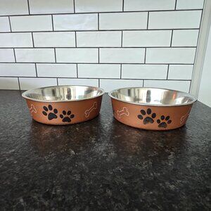 Set of 2 Dog Bowls
